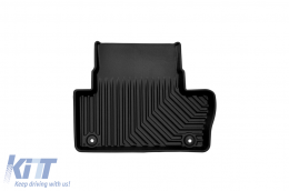 Specific rubber mats suitable for Volvo XC60 2008-2017, 4-piece set, black color-image-6226850