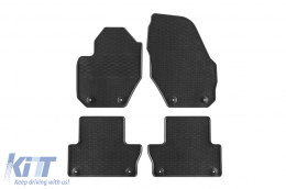 image-46-Specific rubber mats suitable for Volvo XC60 2008-2017, 4-piece set, black color