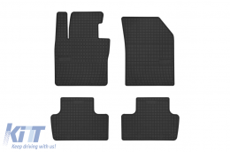 Specific rubber mats suitable for Volvo XC60 after 2017, 4-piece set, black color - ABFMV6019217