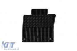 Specific rubber mats suitable for Volvo XC60, XC60 PHEV after 2017, 4-piece set, black color-image-6249678