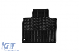 Specific rubber mats suitable for Volvo XC90 after 2015, 4-piece set, black color-image-6249421