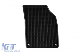 Specific rubber mats suitable for Volvo XC90 after 2015, 4-piece set, black color-image-6249422