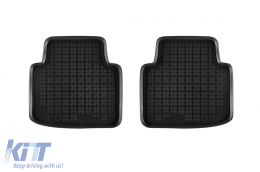 Specific rubber mats suitable for VW Arteon after 2017, 4-piece set, black color-image-6213413