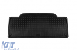 Specific rubber mats suitable for VW Crafter, Man TGE after 2017, for first and second row seats, 3-piece set, black color-image-6213395