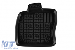 Specific rubber mats suitable for VW Golf Sportsvan 2014-2018, 4-piece set, black color-image-6213368