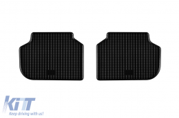 Specific rubber mats suitable for VW Jetta after 2011, 4-piece set, black color-image-6249119