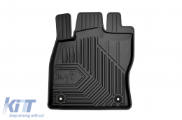 Specific rubber mats suitable for VW Passat B8 after 2014, 4-piece set, black color-image-6226668