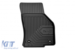 Specific rubber mats suitable for VW Passat B8 after 2014, 4-piece set, black color-image-6226669