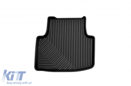 Specific rubber mats suitable for VW Passat B8 after 2014, 4-piece set, black color-image-6226670