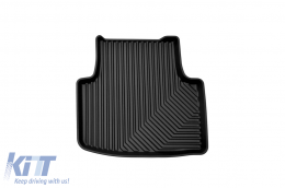 Specific rubber mats suitable for VW Passat B8 after 2014, 4-piece set, black color-image-6226671