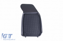 Specific rubber mats suitable for VW Passat 1996-2005, 4-piece set, grey color-image-6213269