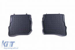 Specific rubber mats suitable for VW Passat 1996-2005, 4-piece set, grey color-image-6213270