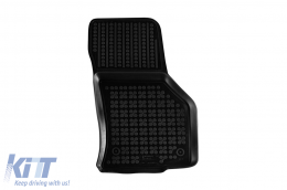 Specific rubber mats suitable for VW Passat sedan, wagon, Alltrack after 2014, 4-piece set, black color-image-6213377