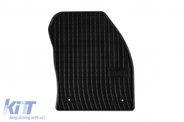 Specific rubber mats suitable for VW T-Cross after 2018, 4-piece set, black color-image-6230598