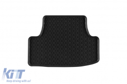 Specific rubber mats suitable for VW T-Roc after 2017, 4-piece set, black color-image-6228364