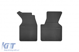 image-13-Specific rubber mats suitable for VW T4 1991-2003, 2-piece set, black color from Frogum El Toro series