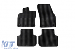 Specific rubber mats suitable for VW Tiguan after 2016, 4-piece set, black color - ABFMV6018370