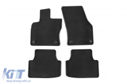 image-66-Specific rubber mats suitable for VW Tiguan after 2016, 4-piece set, black color