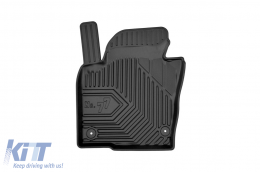 Specific rubber mats suitable for VW Tiguan 2007-2016, 4-piece set, black color-image-6226662