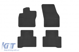 Specific rubber mats suitable for VW Touran after 2015, 4-piece set, black color - ABFMV6019441