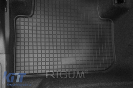 Specific rubber mats suitable for VW Touran after 2015, Tiguan after 2016, Tiguan after 2020, 4-piece set, black color-image-6249409