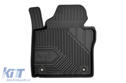 Specific rubber mats suitable for VW Touran 2003-2010, 4-piece set, black color-image-6226565