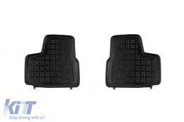 Specific rubber mats suitable for VW Up, Skoda Citigo, Seat Mii after 2011, without EV versions, 4-piece set, black color-image-6213360