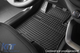 Specifikus gumiszőnyeg Ford Courier 2014-tól, 2 darabos szett, fekete-image-6250901