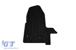 Specifikus gumiszőnyeg Ford Transit furgonhoz 2019-tő, 3 részes szett, fekete-image-6250737