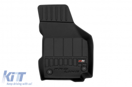 Specifikus gumiszőnyeg garnitúra, Volkswagen Golf V Plus 2005-tő, Seat Altea 2004-2015, Seat Altea XL 2006-tól, 4 részes, fekete, 24 hónap garanciával-image-6220812