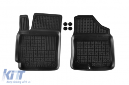 Specifikus gumiszőnyeg Hyundai Kona Hybrid HEV 2023-tól, 4 darabos szett, fekete-image-6215639