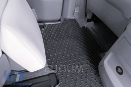 Specifikus gumiszőnyeg Hyundai Staria 2022-tő, 2.+3. sor, 7 üléses, 6 darabos, fekete-image-6229393