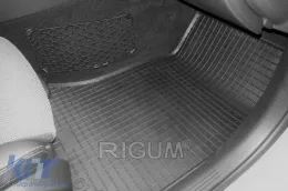 Specifikus gumiszőnyeg Mercedes C-osztály W204, S204 2007-2014, 4 részes szett, fekete-image-6248742