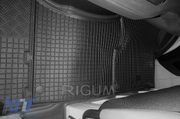 Specifikus gumiszőnyeg Mercedes Sprinter 907 2018-tól, 2 vagy 3 üléses, 3 részes szett, fekete-image-6249778