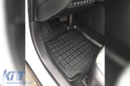 Specifikus gumiszőnyeg Toyota Rav4, Rav4 Hybrid 2018- utáni automata váltós modellekhez, 4 részes szett, fekete-image-6215250
