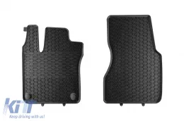 image-76-Spezifische Gummifußmatten geeignet für Smart ForTwo 2007-2014, 2-teiliges Set, schwarze Farbe