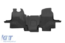 image-4-Spezifische Gummimatte geeignet für Ford Transit 2000-2013, 1-teiliges Set, schwarze Farbe
