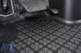Spezifische Gummimatte geeignet für Mercedes Sprinter 2006-2020, VW Crafter 2006-2016, 1-teil Set, schwarze Farbe-image-6215772