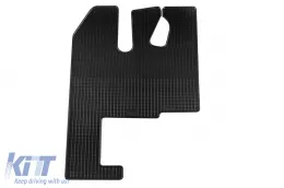 image-7-Spezifische Gummimatte geeignet für Renault Magnum 1991-2013, Fahrerseite, 1-teilige Set, schwarze Farbe