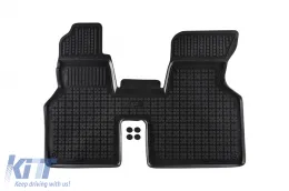 image-36-Spezifische Gummimatte geeignet für VW Transporter T4 1990-2003, 1-teil Set, schwarze Farbe