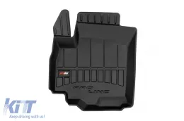 Spezifische Gummimatten aus der Frogum 3D ProLine-Serie geeignet für Fiat Sedici 2006-2015, Suzuki SX4 2006-2013, Suzuki Swift 2005-2010, 4-teiliges Set, schwarze Farbe, mit 24-monatiger Garantie-image-6221291