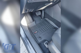 Spezifische Gummimatten aus der Frogum 3D ProLine-Serie geeignet für Toyota Rav4, Rav4 Hybrid nach 2018, Suzuki Across nach 2020, 4-teiliges Set, schwarze Farbe, mit 24-monatiger Garantie-image-6221812