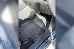 Spezifische Gummimatten aus der Frogum 3D ProLine-Serie geeignet für Toyota Rav4, Rav4 Hybrid nach 2018, Suzuki Across nach 2020, 4-teiliges Set, schwarze Farbe, mit 24-monatiger Garantie-image-6221813
