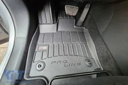 Spezifische Gummimatten aus der Frogum 3D ProLine-Serie geeignet für Toyota Rav4, Rav4 Hybrid nach 2018, Suzuki Across nach 2020, 4-teiliges Set, schwarze Farbe, mit 24-monatiger Garantie-image-6221816