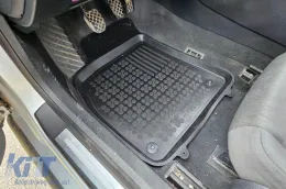 Spezifische Gummimatten geeignet für Audi A4 B6, B7 2000-2008, 4-teiliges Set, schwarze Farbe-image-6213594