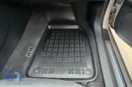 Spezifische Gummimatten geeignet für Audi A4 B6, B7 2000-2008, 4-teiliges Set, schwarze Farbe-image-6213595