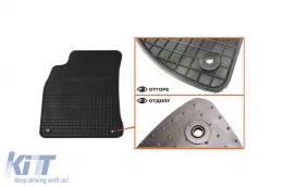 Spezifische Gummimatten geeignet für Audi A4 B8 2007-2015, A5 Sportback 2009-2016, 4-teiliges Set, schwarze Farbe-image-6213017