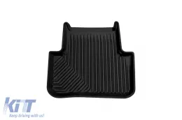 Spezifische Gummimatten geeignet für Audi A4 B8 Limousine, Kombi, Allroad 2008-2015, 4-teiliges Set, schwarze Farbe-image-6226541
