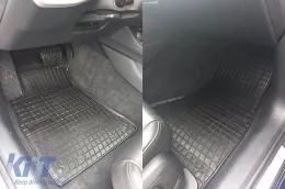 Spezifische Gummimatten geeignet für Audi A4 B9 nach 2015, 4-teiliges Set, schwarze Farbe-image-6231378