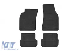 image-16-Spezifische Gummimatten geeignet für Audi A6 C6 2006-2011, 4-teiliges Set, schwarze Farbe aus der Frogum El Toro-Serie